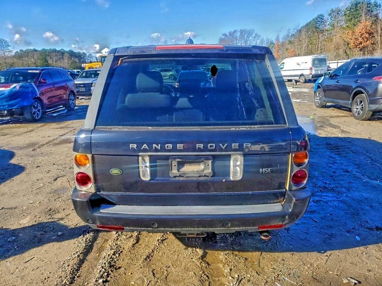 2005 Land Rover Range Rover Hse Blue vin: SALME11495A196282