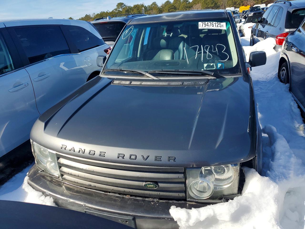 2004 Land Range Rove Gray vin: SALME114X4A171843
