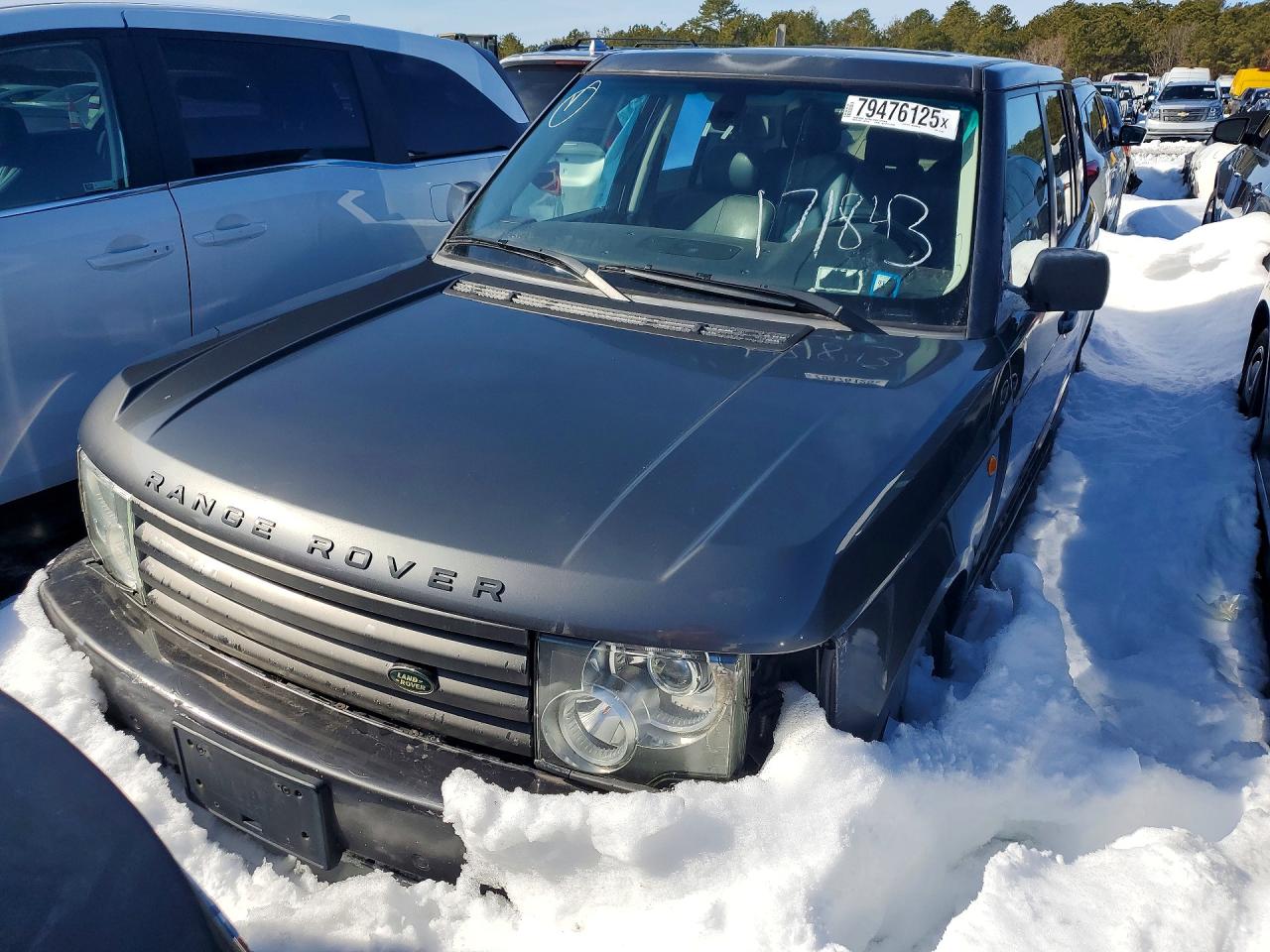 2004 Land Range Rove Gray vin: SALME114X4A171843
