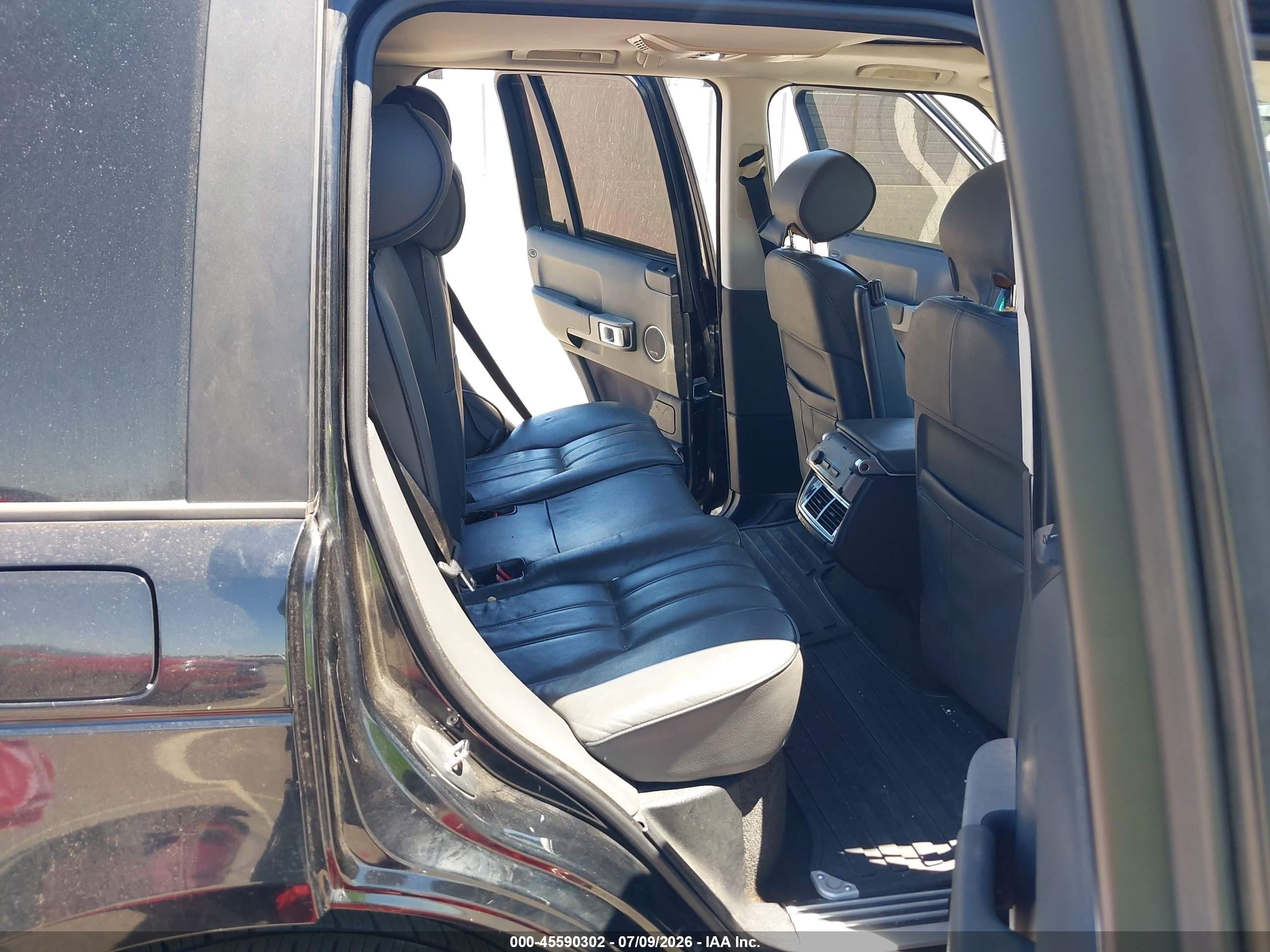 2005 Land Rover Range Rover Hse Черный vin: SALME114X5A180690