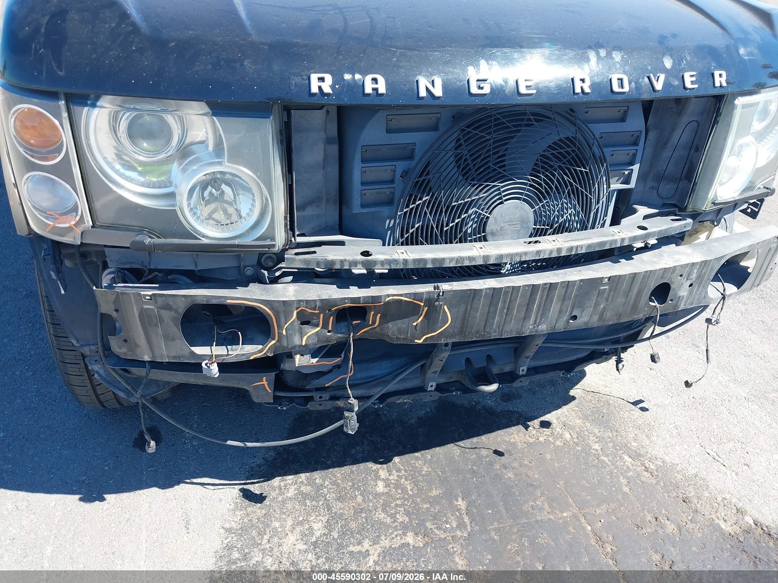 2005 Land Rover Range Rover Hse Черный vin: SALME114X5A180690