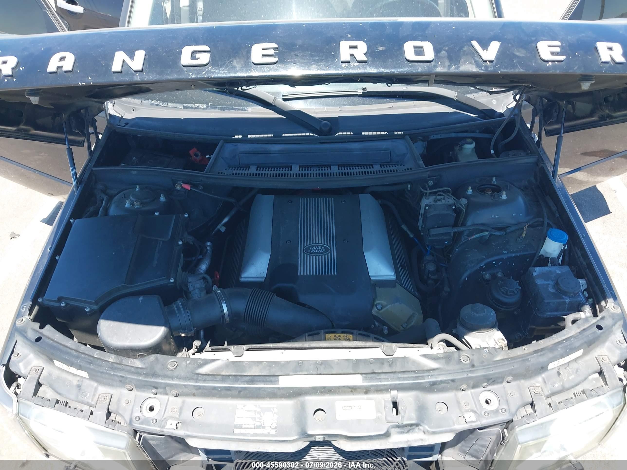2005 Land Rover Range Rover Hse Черный vin: SALME114X5A180690