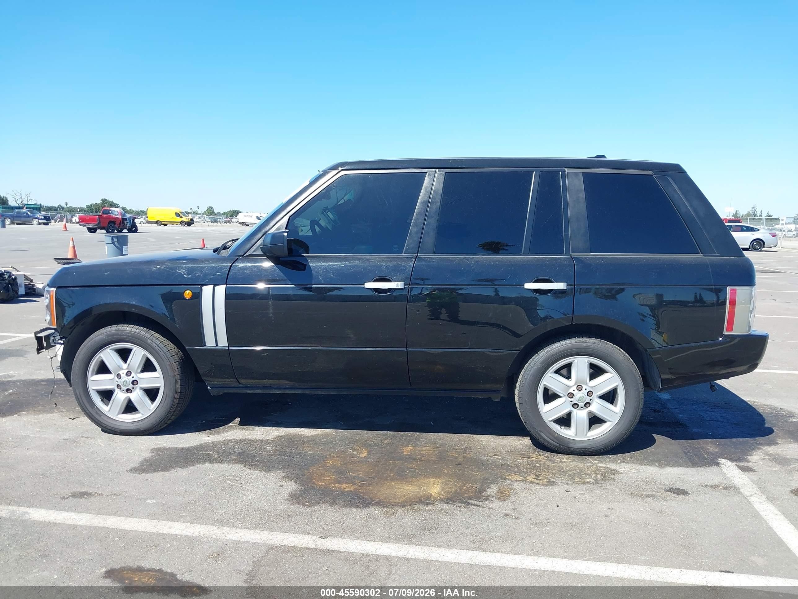2005 Land Rover Range Rover Hse Черный vin: SALME114X5A180690