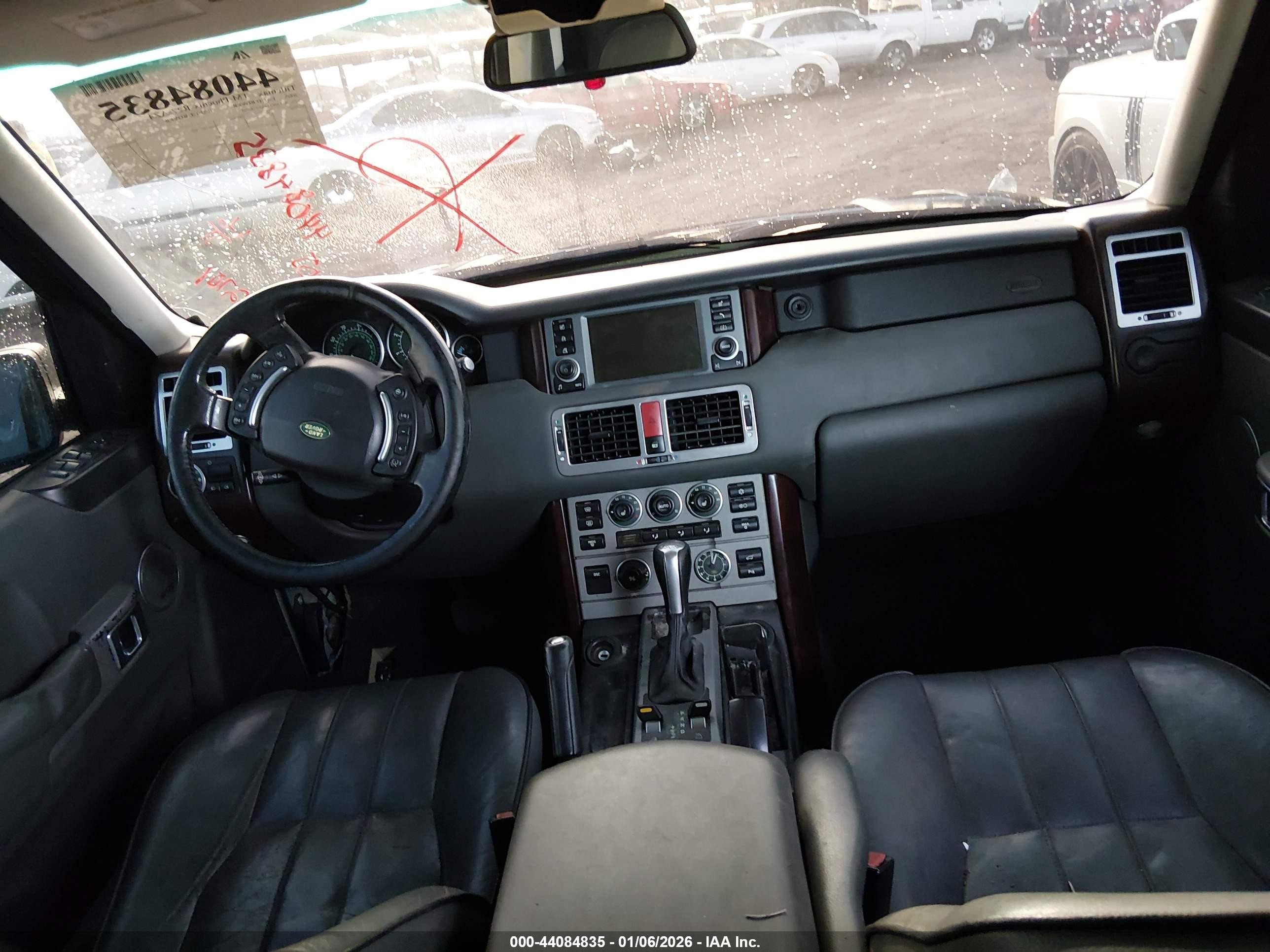 2005 Land Rover Range Rover Hse Black vin: SALME114X5A182701