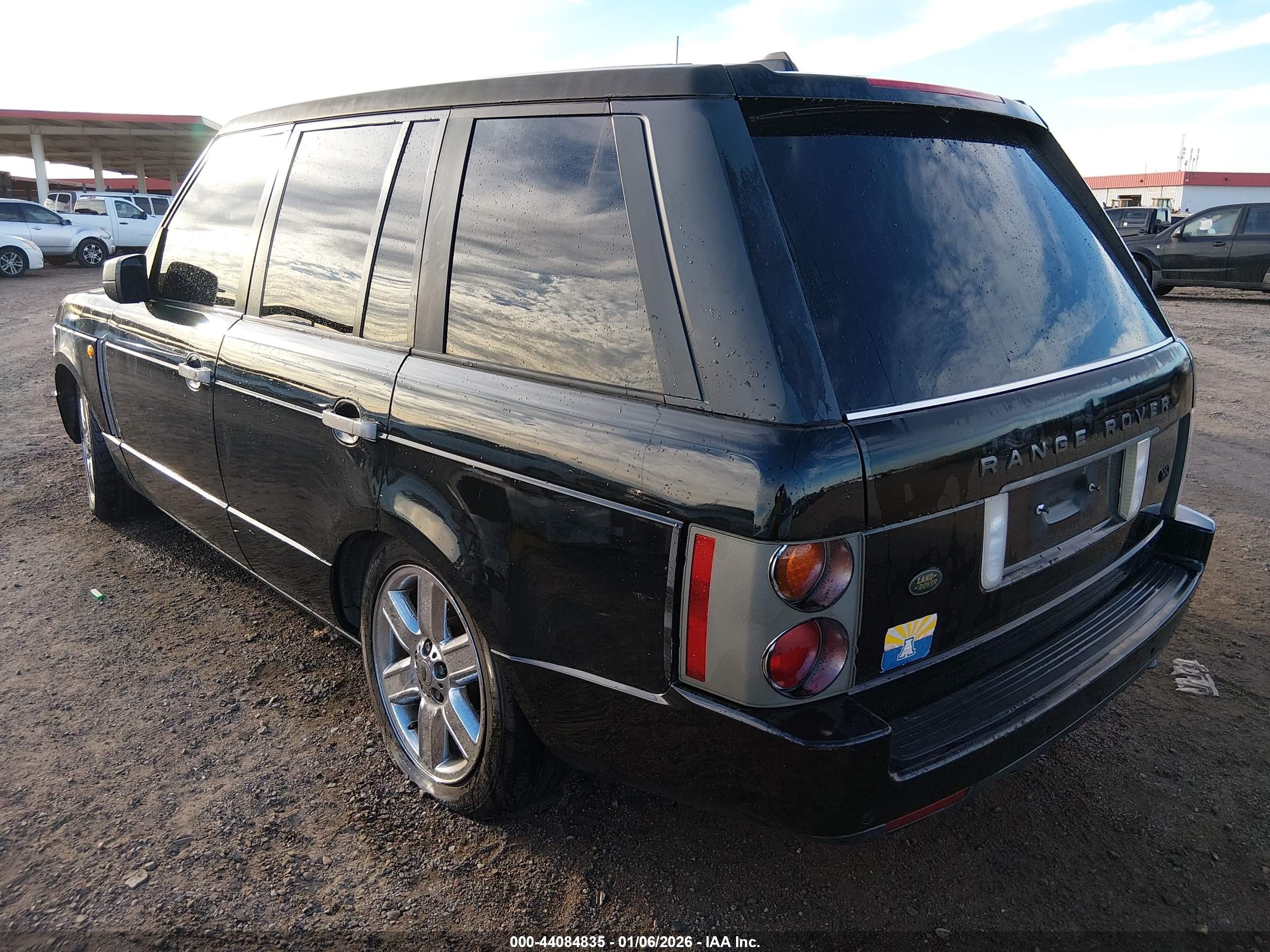 2005 Land Rover Range Rover Hse Black vin: SALME114X5A182701