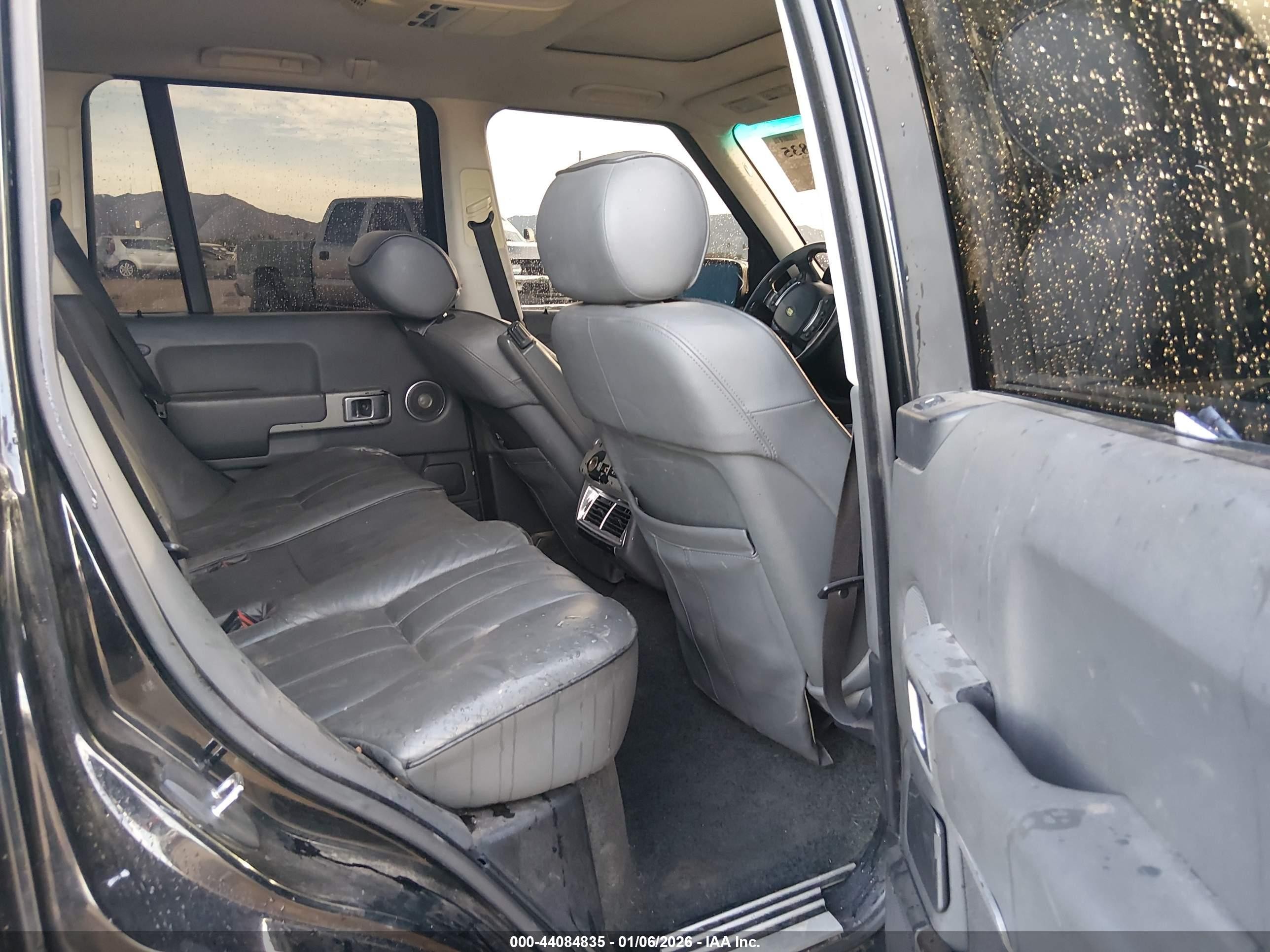 2005 Land Rover Range Rover Hse Black vin: SALME114X5A182701
