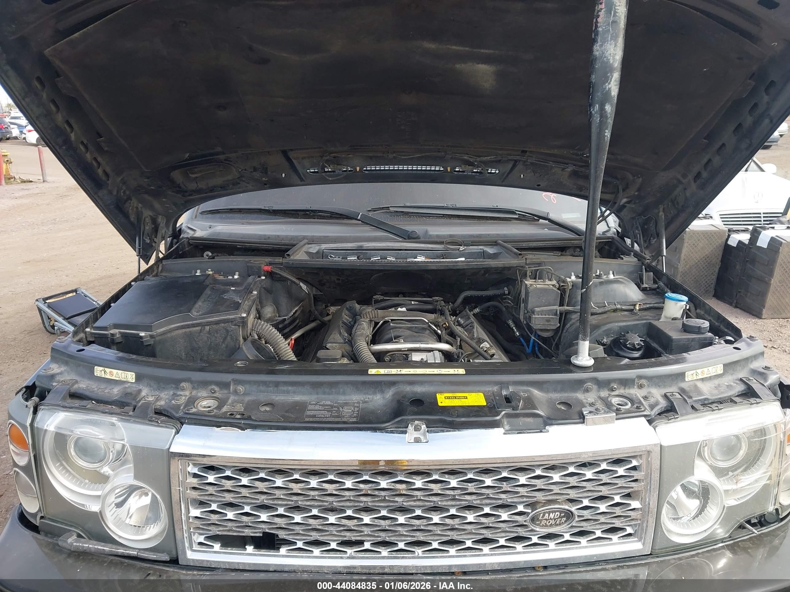 2005 Land Rover Range Rover Hse Black vin: SALME114X5A182701