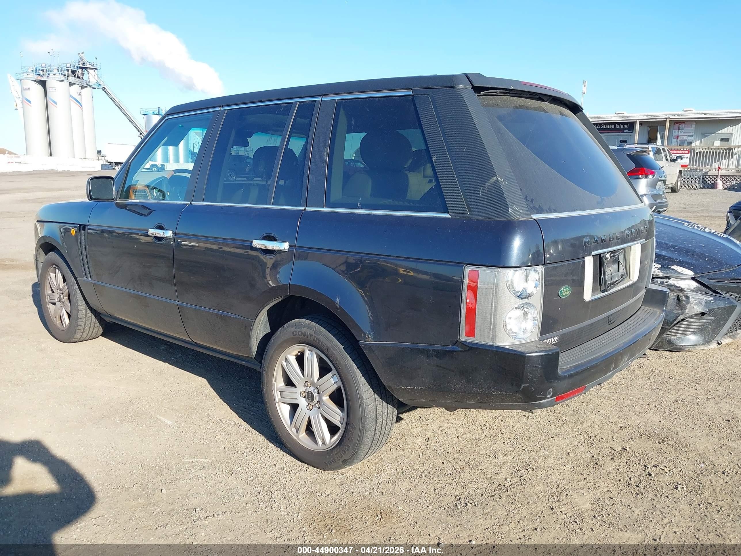 2005 Land Rover Range Rover Hse Black vin: SALME114X5A188871