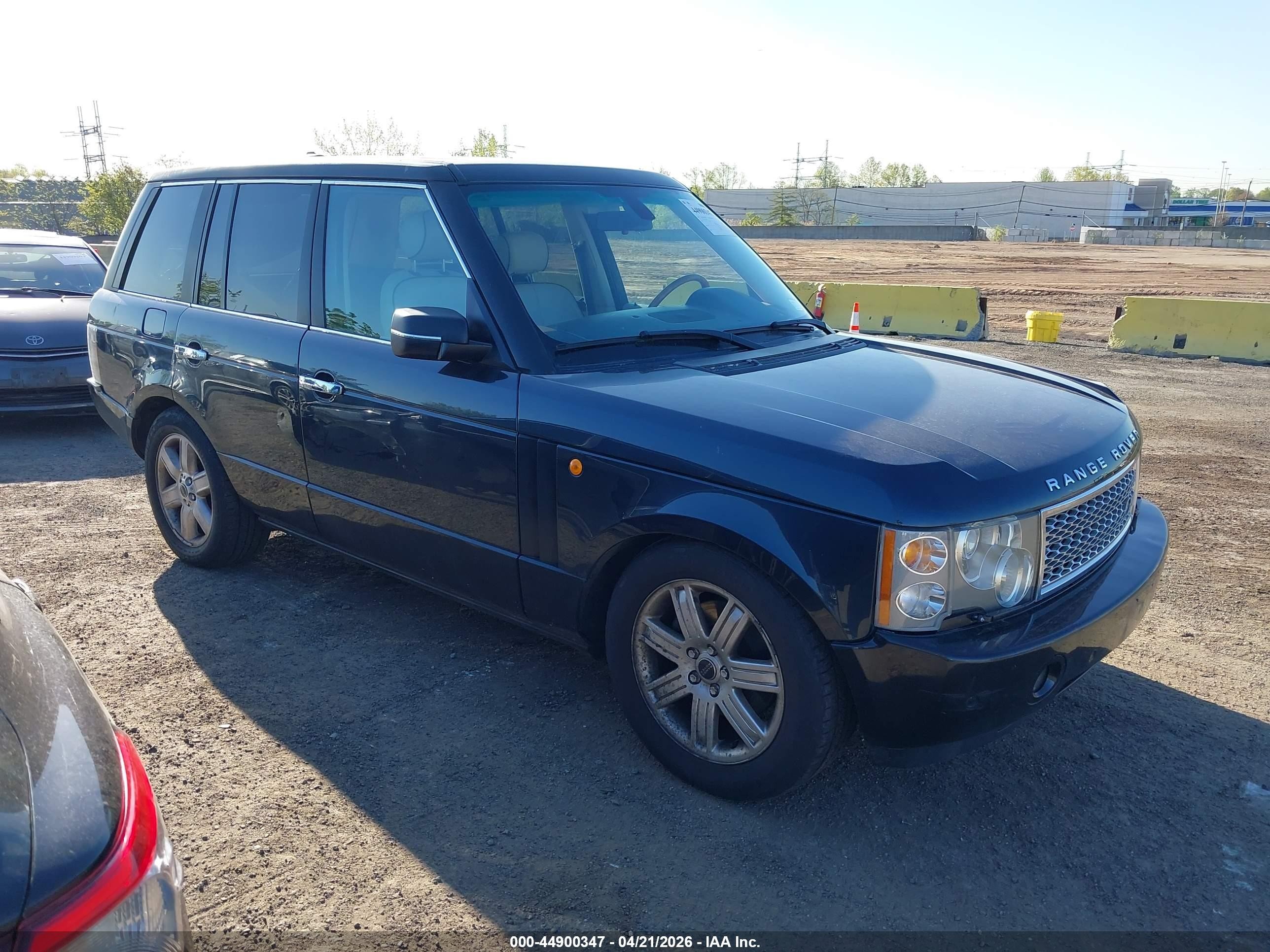 2005 Land Rover Range Rover Hse Black vin: SALME114X5A188871