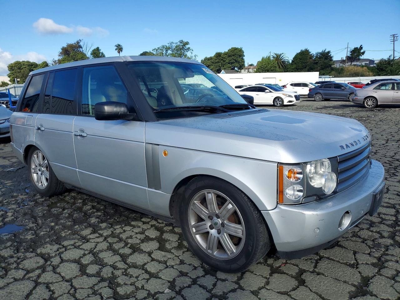 2005 Land Rover Range Rover Hse Серебряный vin: SALME114X5A191947