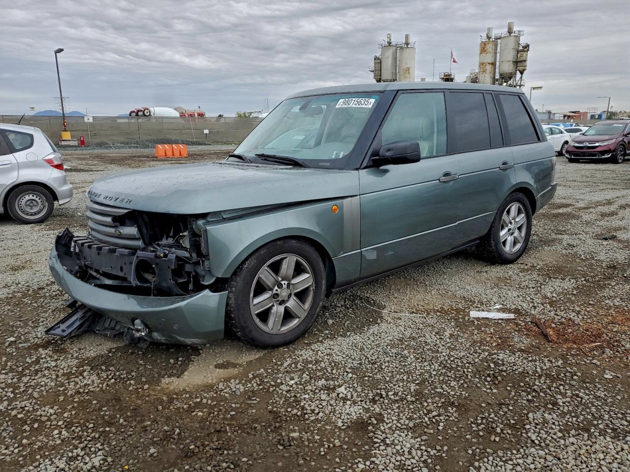 2005 Land Rover Range Rover Hse Teal vin: SALME114X5A196369