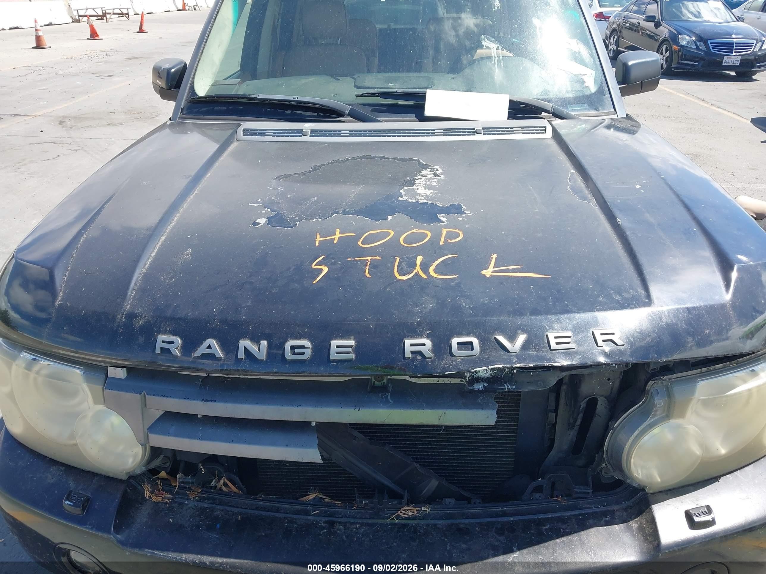 2006 Land Rover Range Rover Hse Black vin: SALME15406A211764