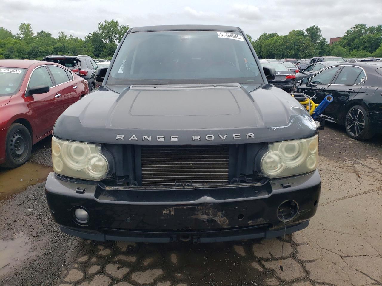 2007 Land Rover Range Rover Hse Black vin: SALME15407A244300