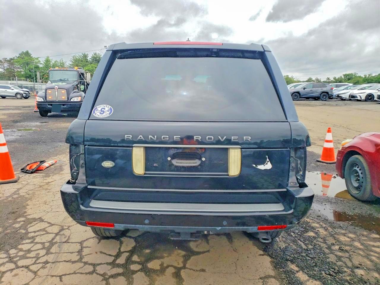 2007 Land Rover Range Rover Hse Black vin: SALME15407A244300
