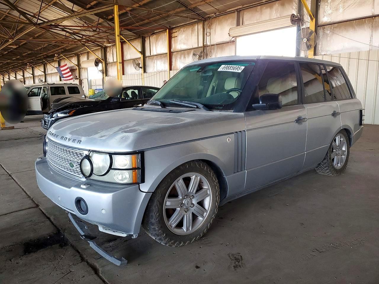 2008 Land Rover Range Rover Hse Silver vin: SALME15408A263933