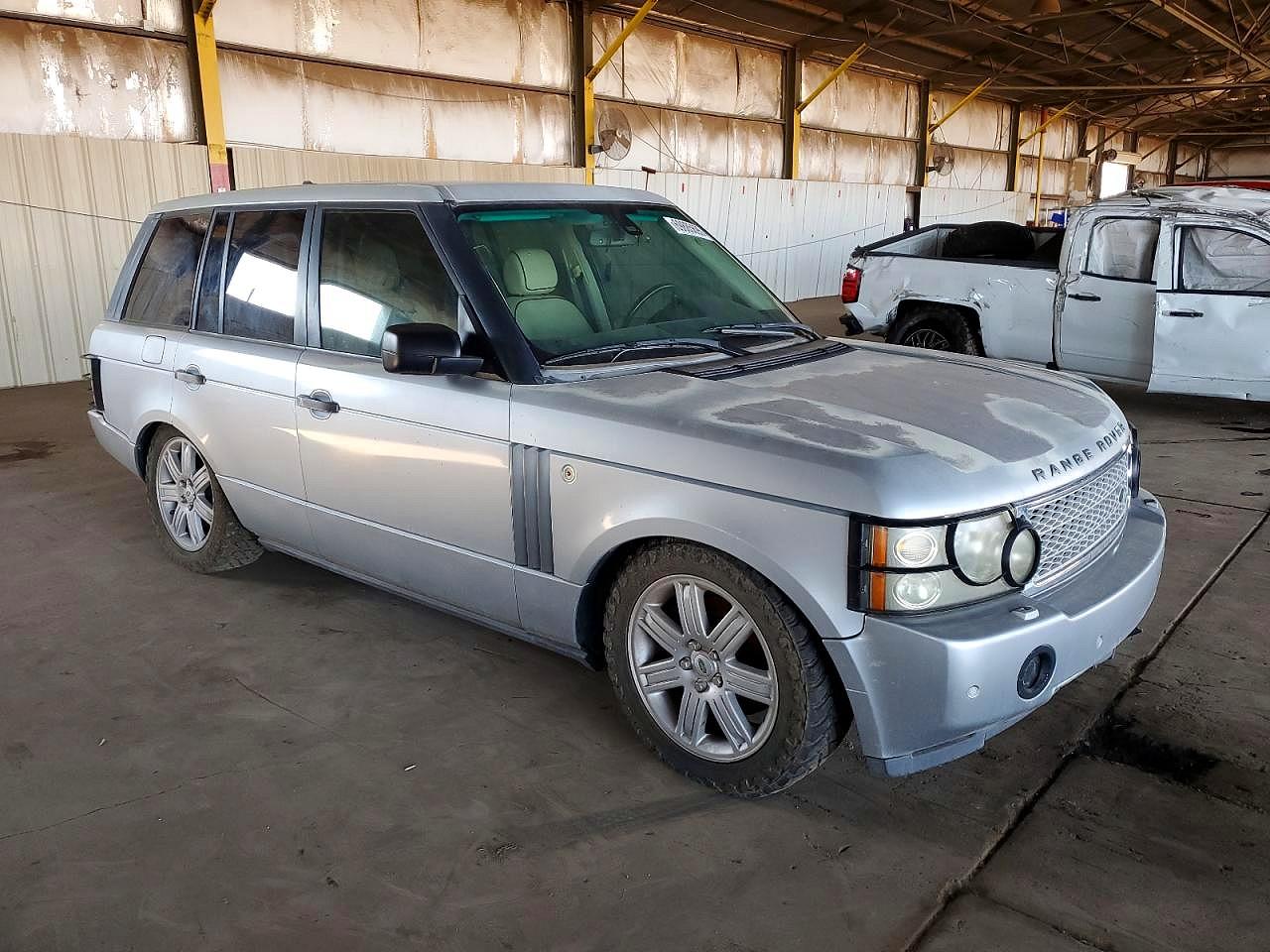 2008 Land Rover Range Rover Hse Silver vin: SALME15408A263933