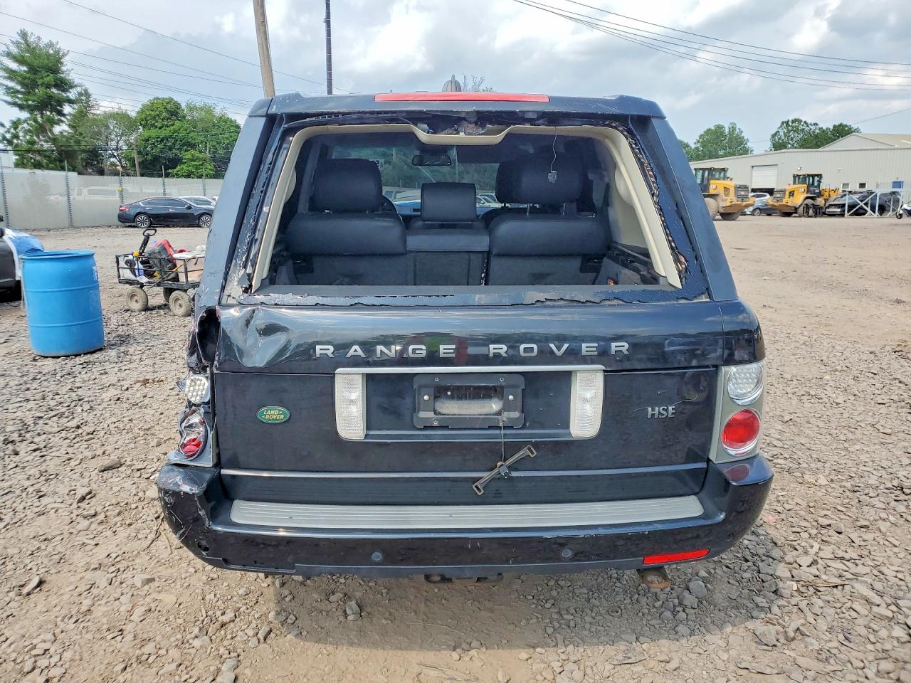 2008 Land Rover Range Rover Hse Black vin: SALME15408A294681