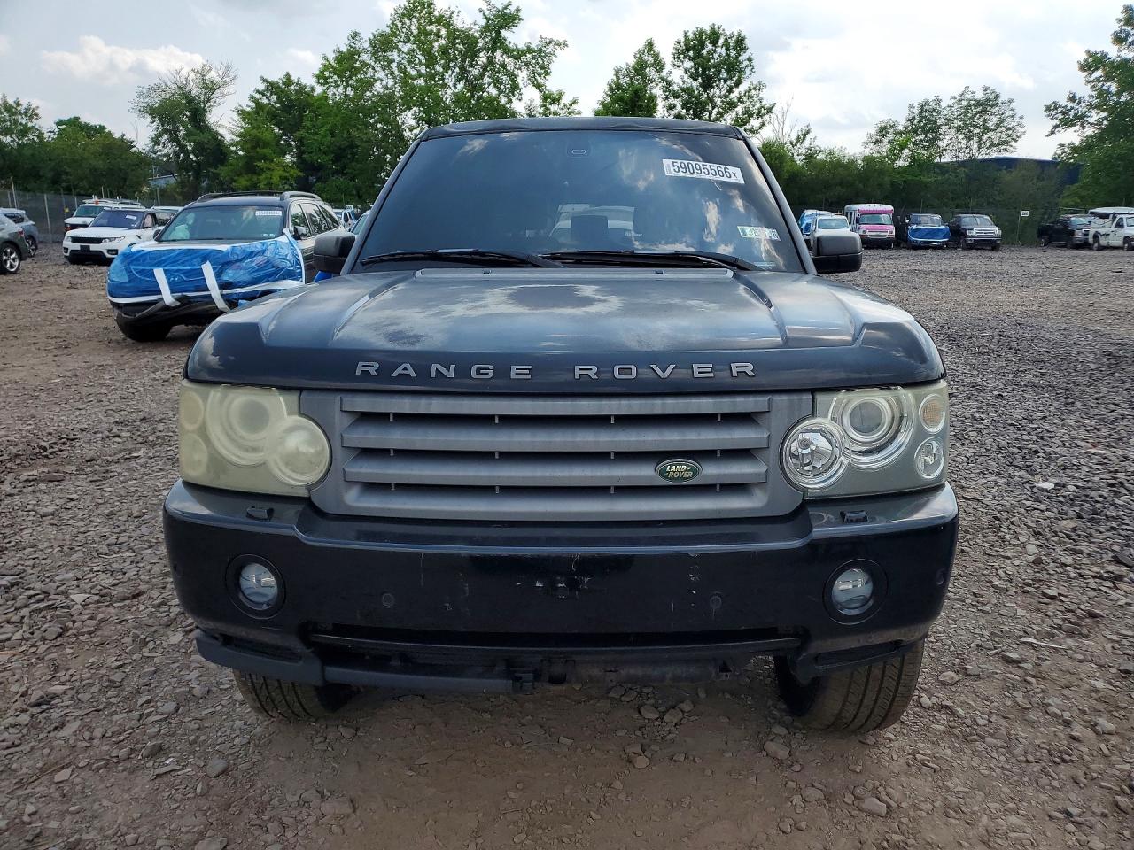 2008 Land Rover Range Rover Hse Black vin: SALME15408A294681