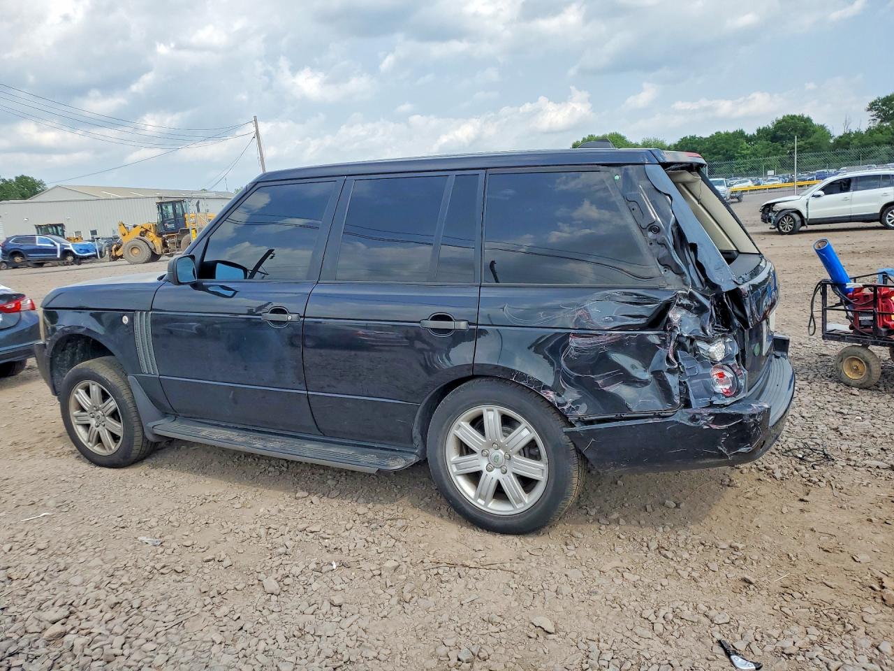 2008 Land Rover Range Rover Hse Black vin: SALME15408A294681