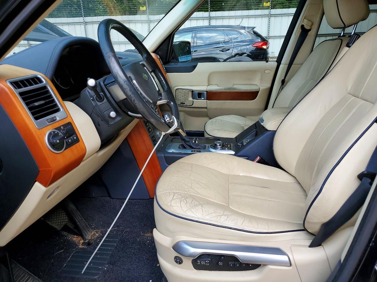 2009 Land Rover Range Rover Hse Blue vin: SALME15409A306474