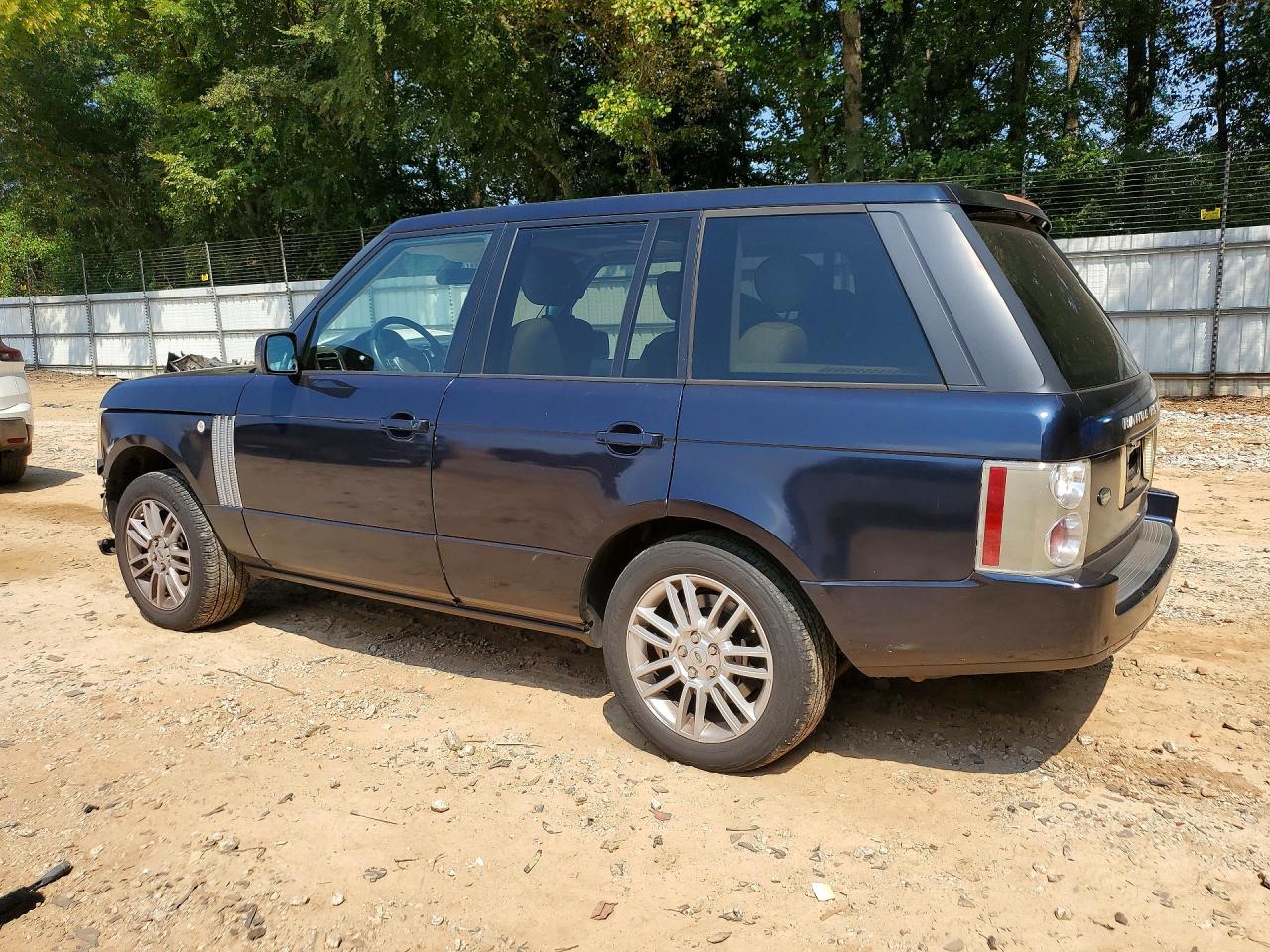 2009 Land Rover Range Rover Hse Blue vin: SALME15409A306474