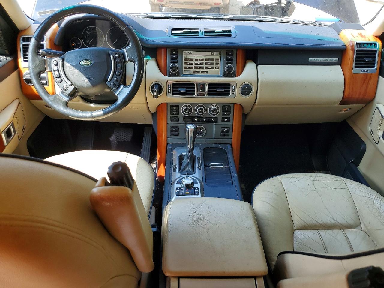 2009 Land Rover Range Rover Hse Blue vin: SALME15409A306474