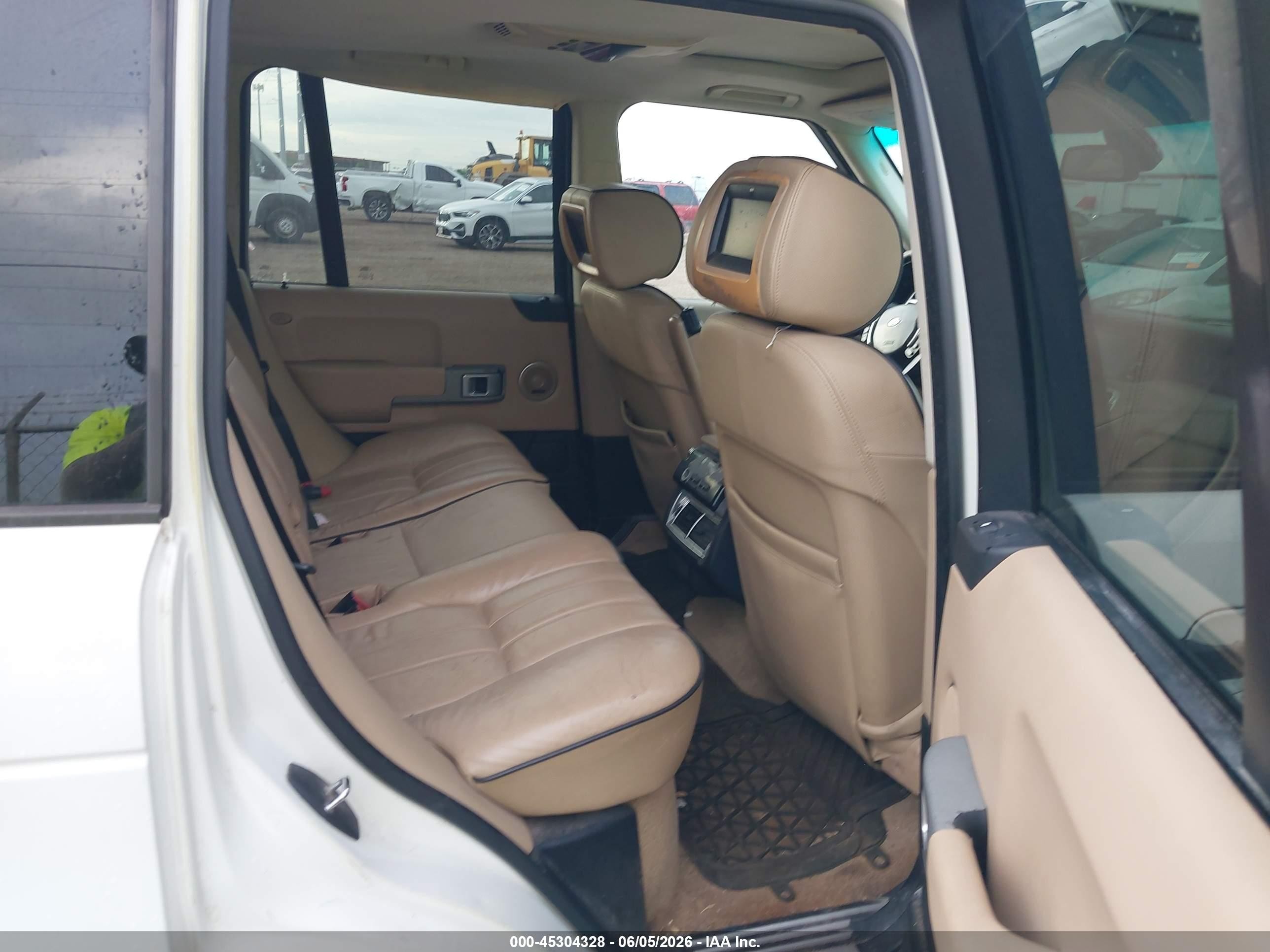 2006 Land Rover Range Rover Hse White vin: SALME15416A229741