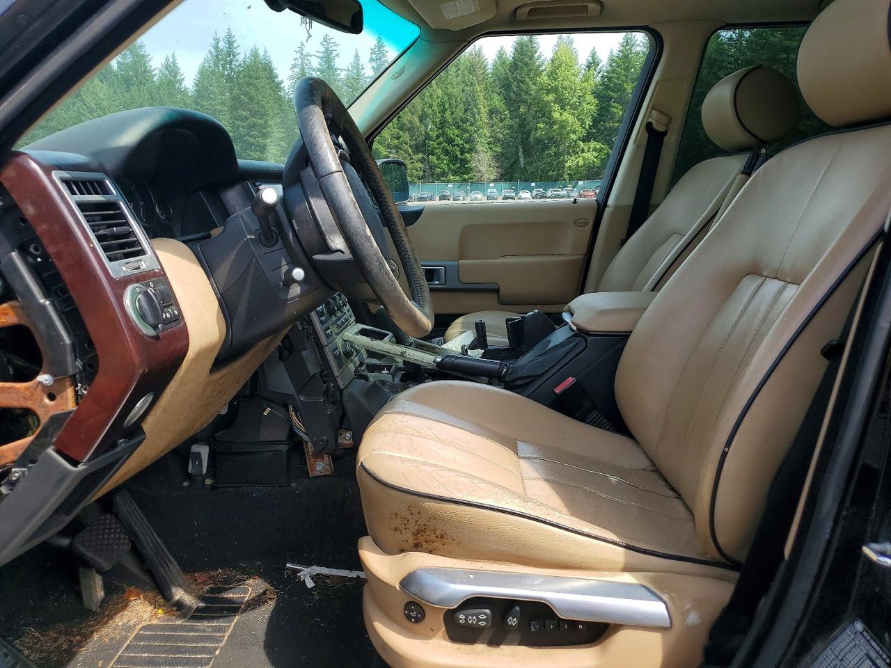 2006 Land Rover Range Rover Hse Black vin: SALME15426A210020