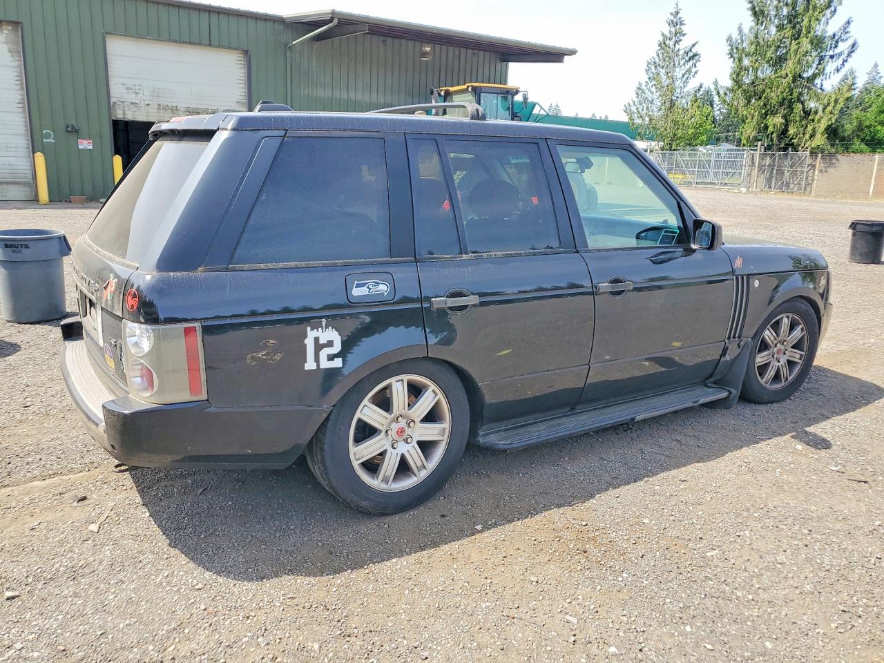 2006 Land Rover Range Rover Hse Black vin: SALME15426A210020