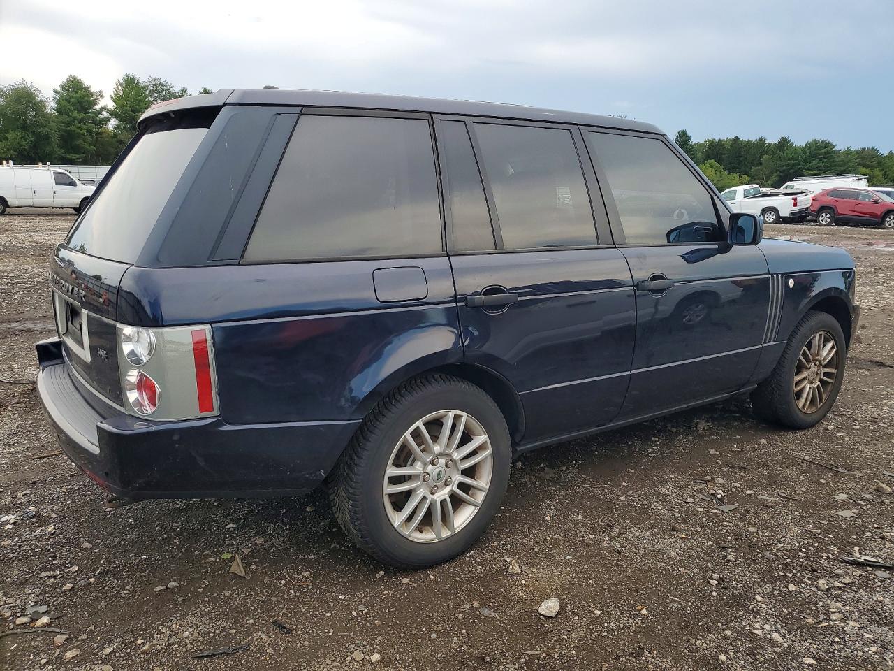 2008 Land Rover Range Rover Hse Синий vin: SALME15428A279728
