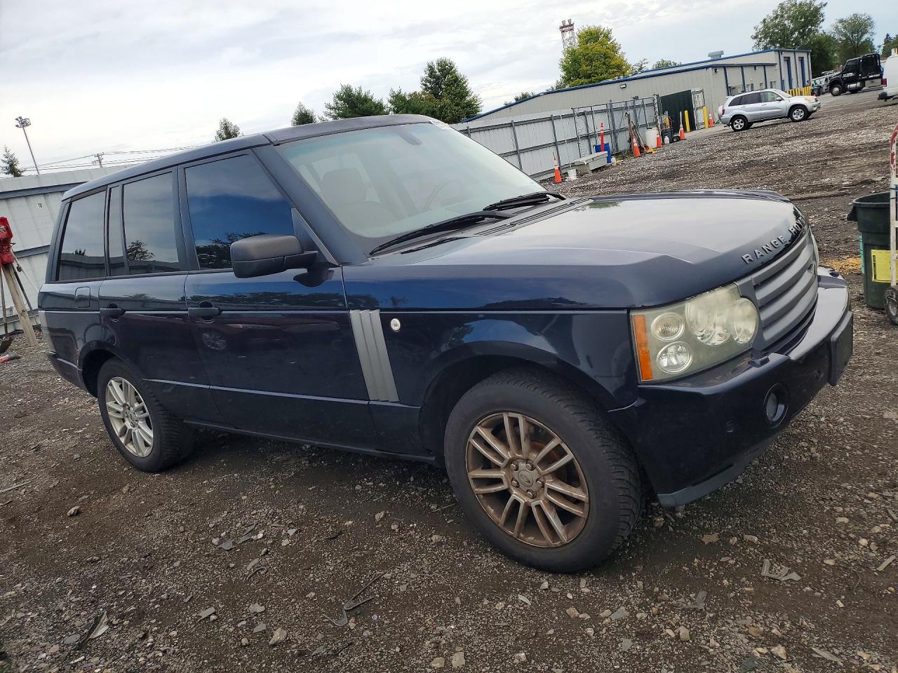 2008 Land Rover Range Rover Hse Синий vin: SALME15428A279728