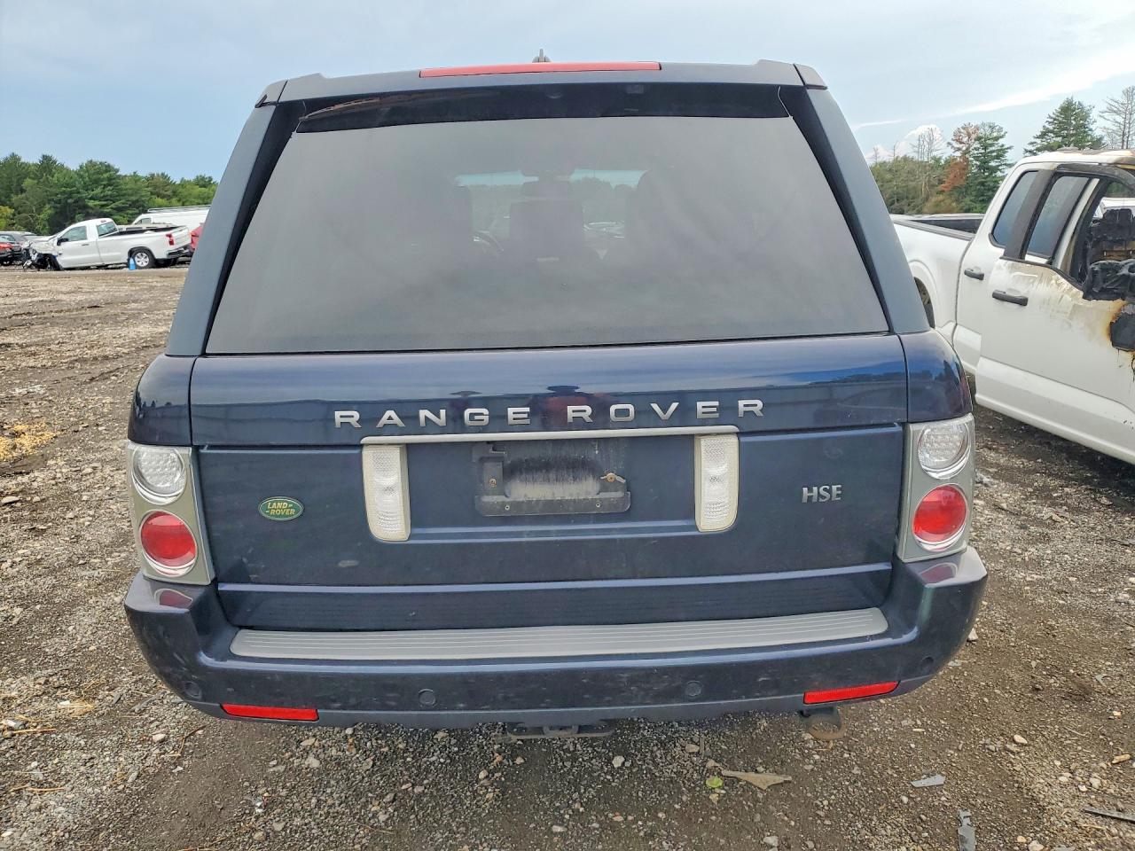 2008 Land Rover Range Rover Hse Синий vin: SALME15428A279728