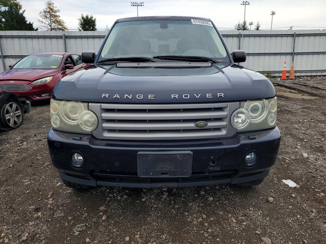 2008 Land Rover Range Rover Hse Синий vin: SALME15428A279728
