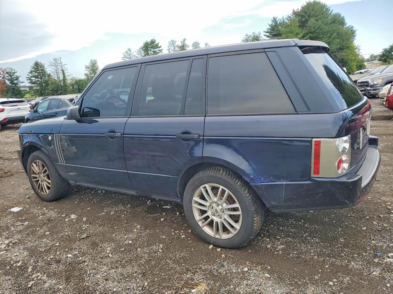 2008 Land Rover Range Rover Hse Синий vin: SALME15428A279728