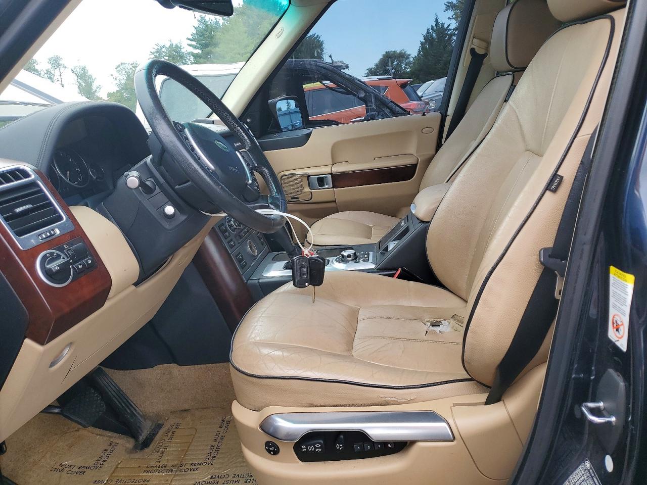 2008 Land Rover Range Rover Hse Синий vin: SALME15428A279728
