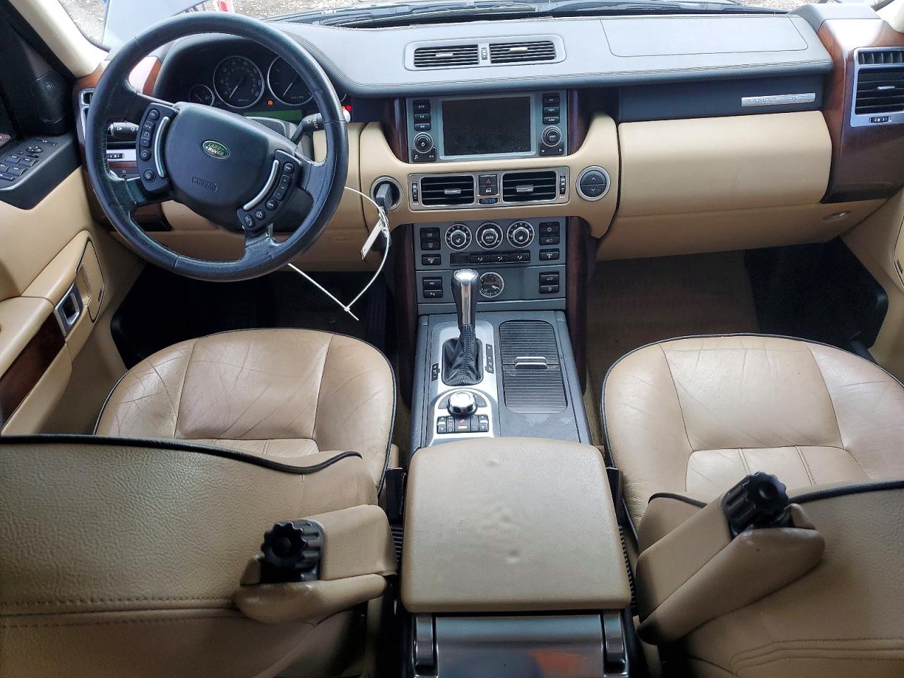 2008 Land Rover Range Rover Hse Синий vin: SALME15428A279728