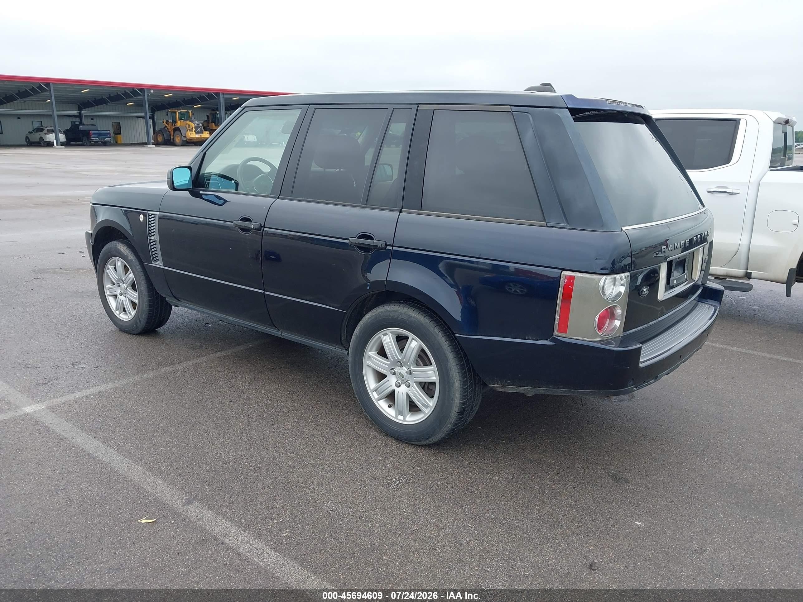 2006 Land Rover Range Rover Hse Blue vin: SALME15436A213881