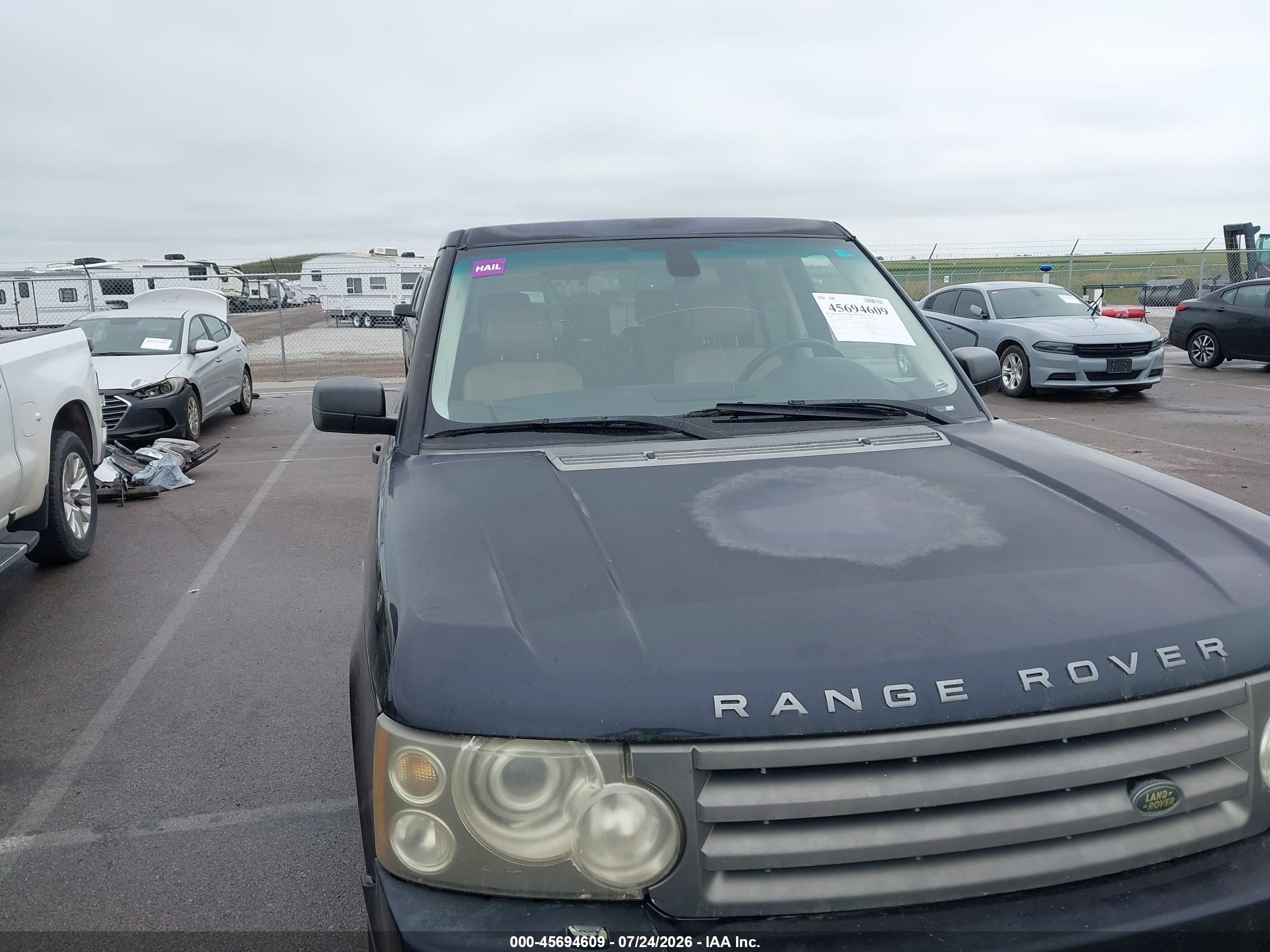 2006 Land Rover Range Rover Hse Blue vin: SALME15436A213881