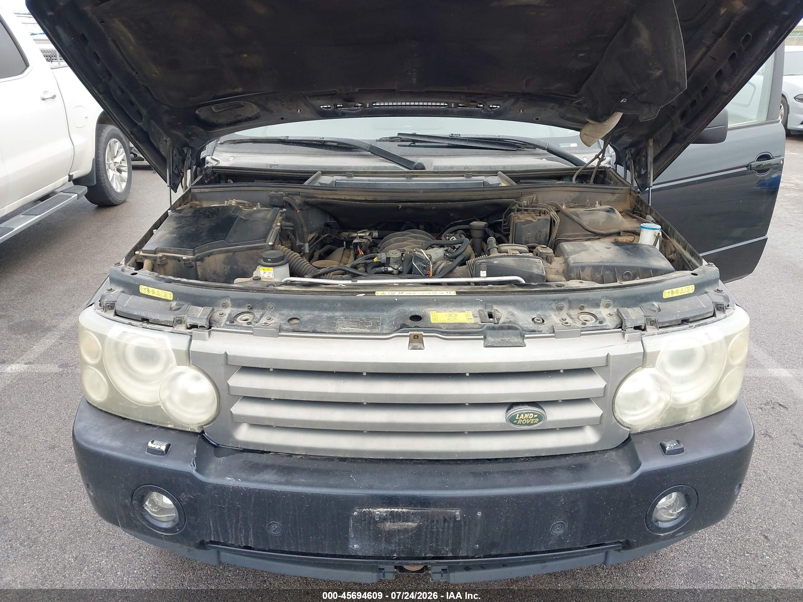 2006 Land Rover Range Rover Hse Blue vin: SALME15436A213881
