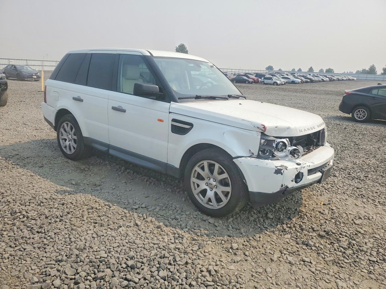 2007 Land Rover Range Rover Hse Белый vin: SALME15436A231894