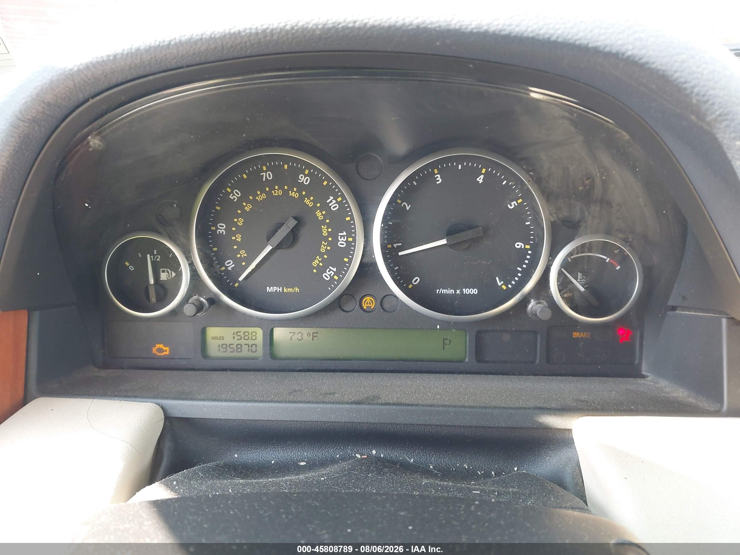 2007 Land Rover Range Rover Hse Dark Blue vin: SALME15437A258059