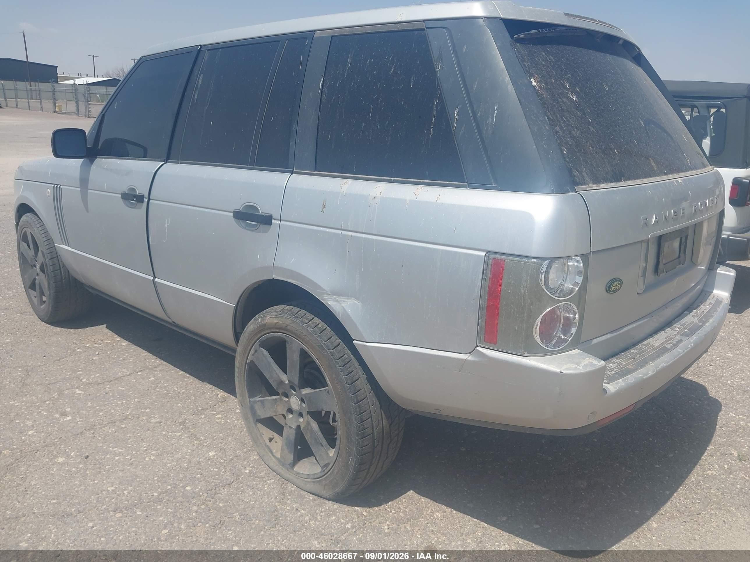 2006 Land Rover Range Rover Hse Silver vin: SALME15446A203277