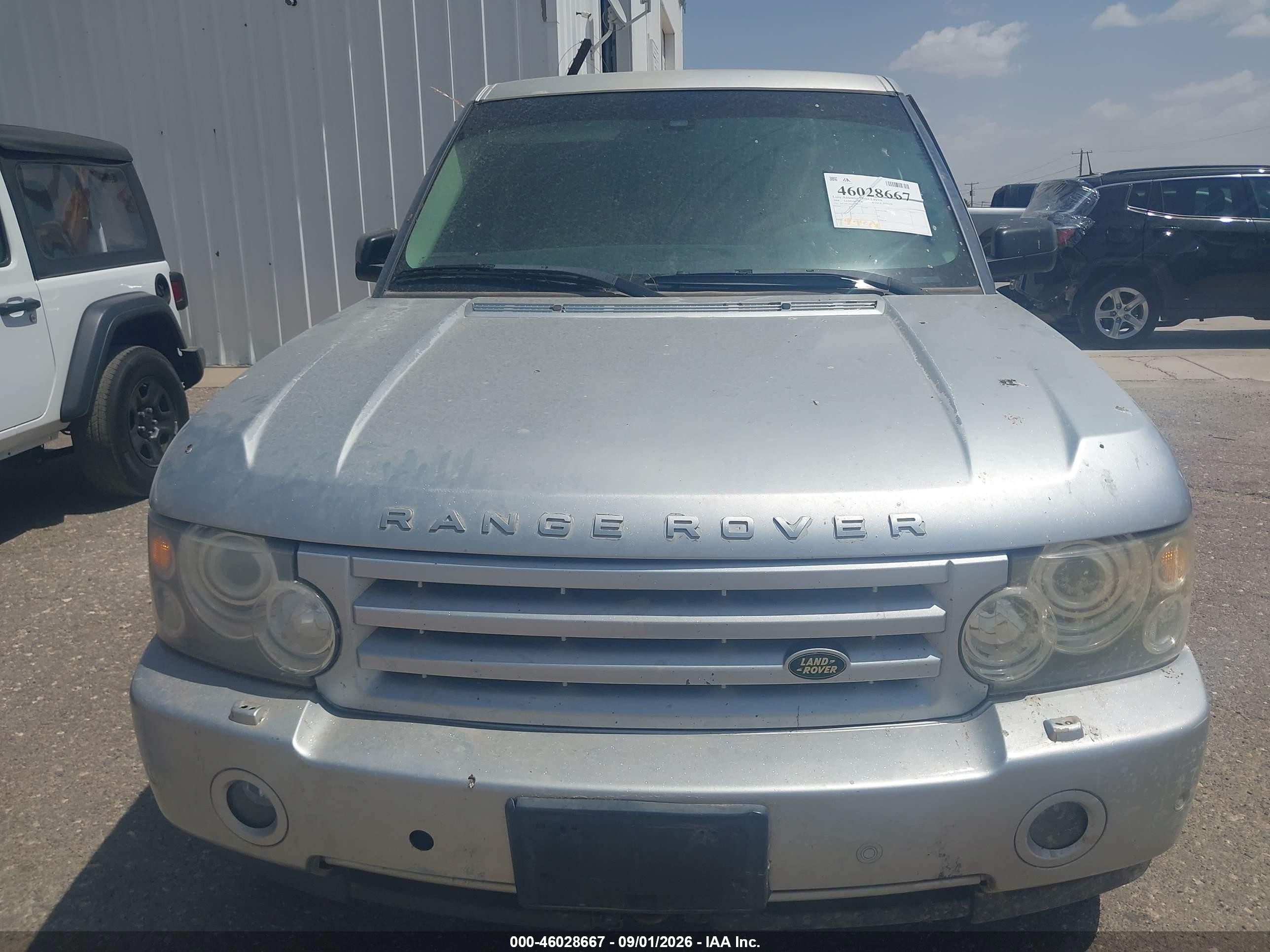 2006 Land Rover Range Rover Hse Silver vin: SALME15446A203277