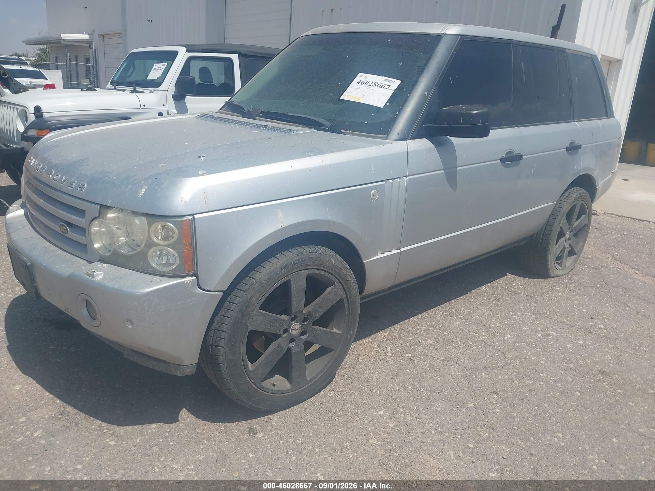 2006 Land Rover Range Rover Hse Silver vin: SALME15446A203277