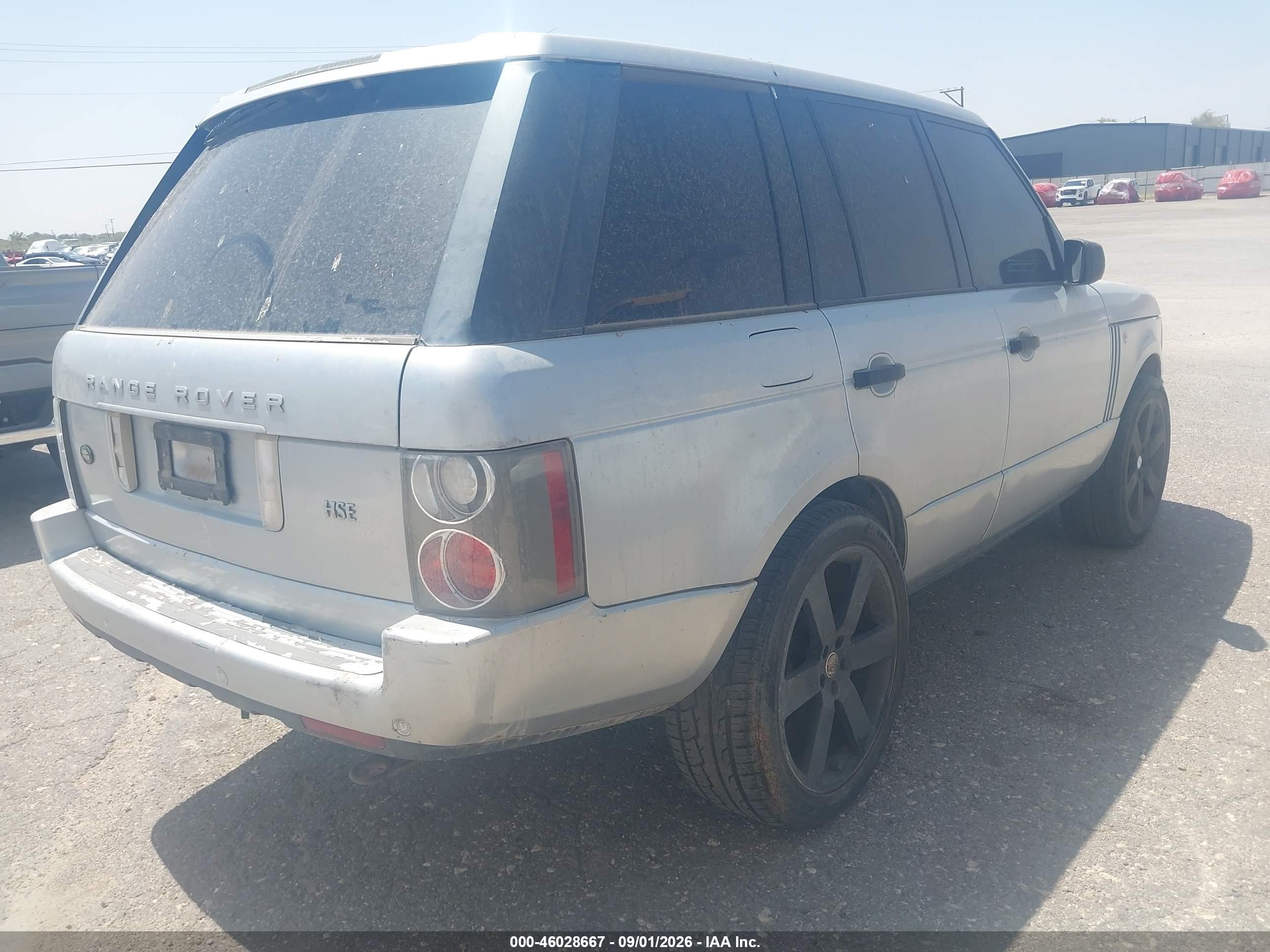 2006 Land Rover Range Rover Hse Silver vin: SALME15446A203277