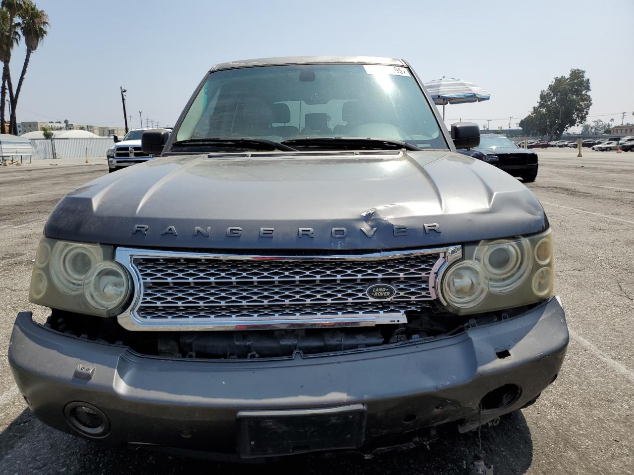 2006 Land Rover Range Rover Hse Gray vin: SALME15446A207426