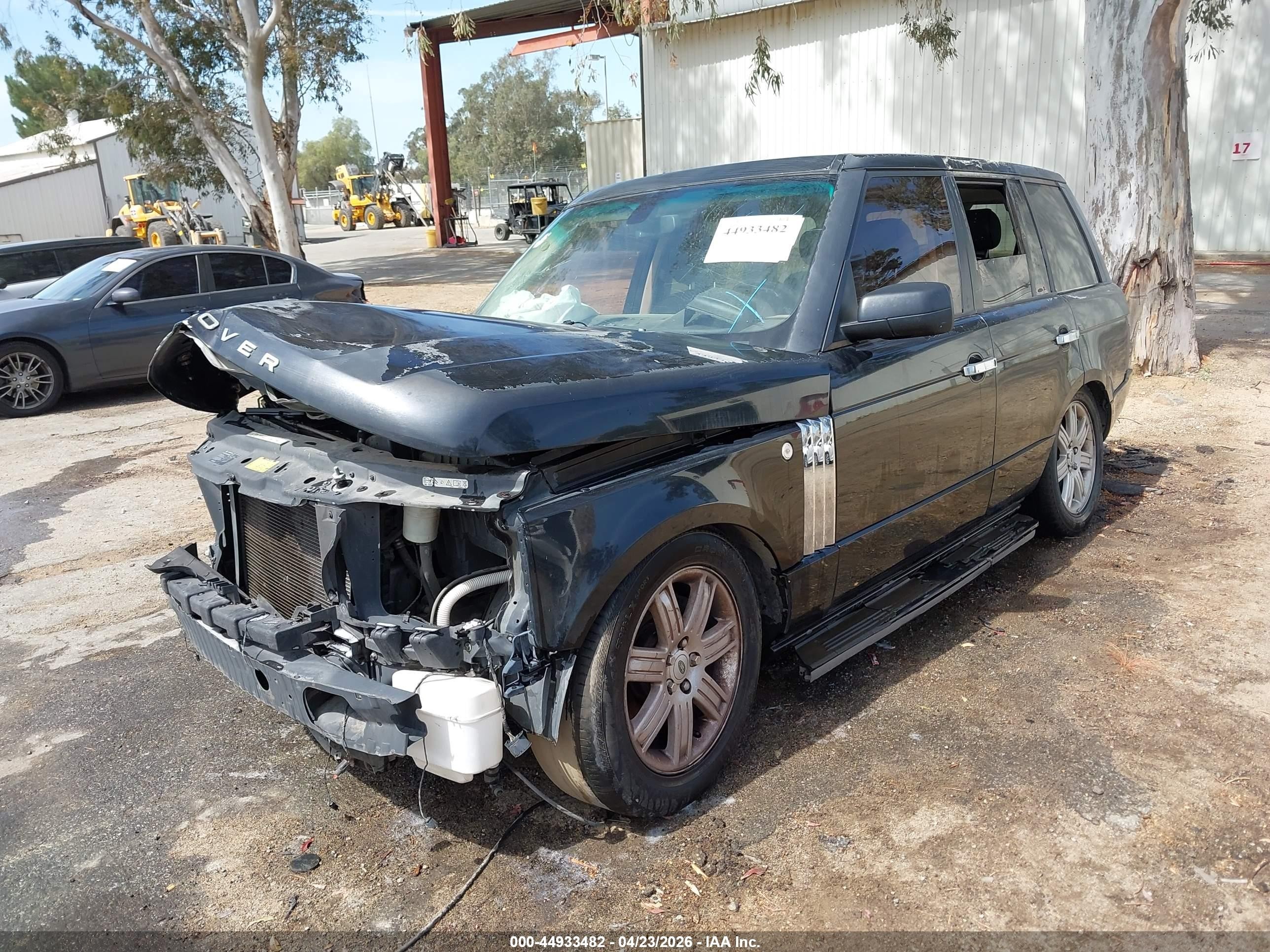 2006 Land Rover Range Rover Hse Black vin: SALME15446A217258