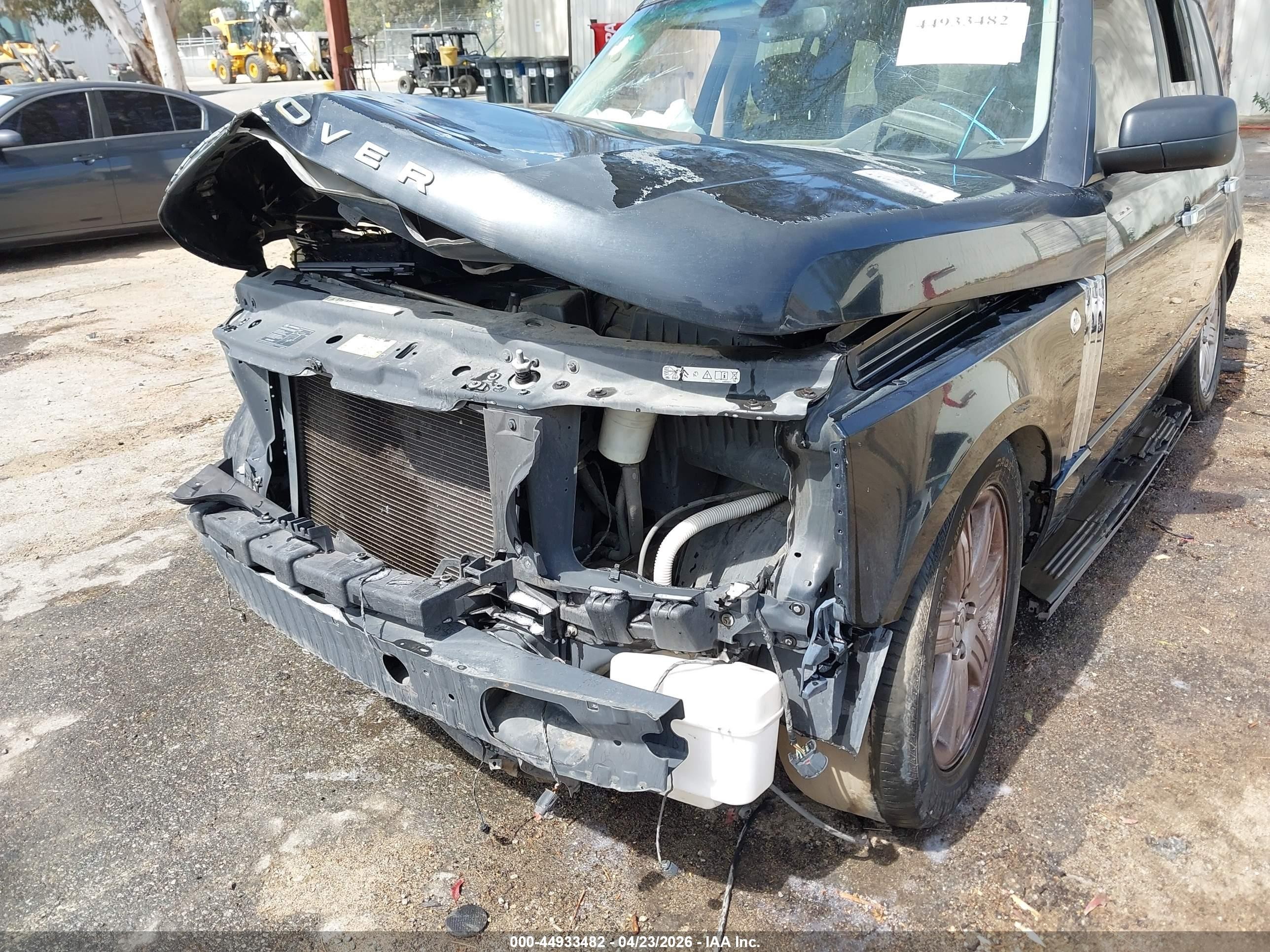 2006 Land Rover Range Rover Hse Black vin: SALME15446A217258