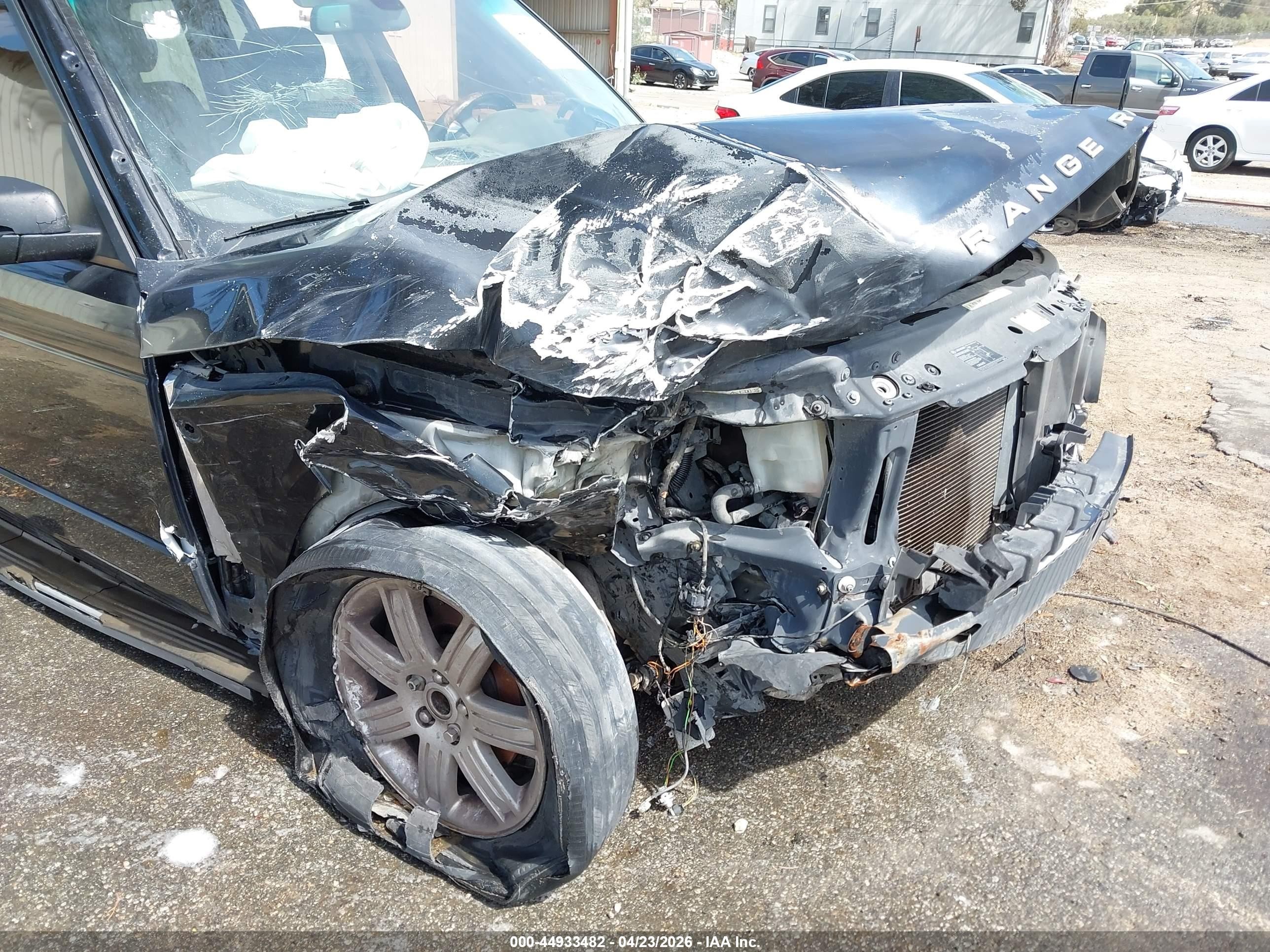 2006 Land Rover Range Rover Hse Black vin: SALME15446A217258