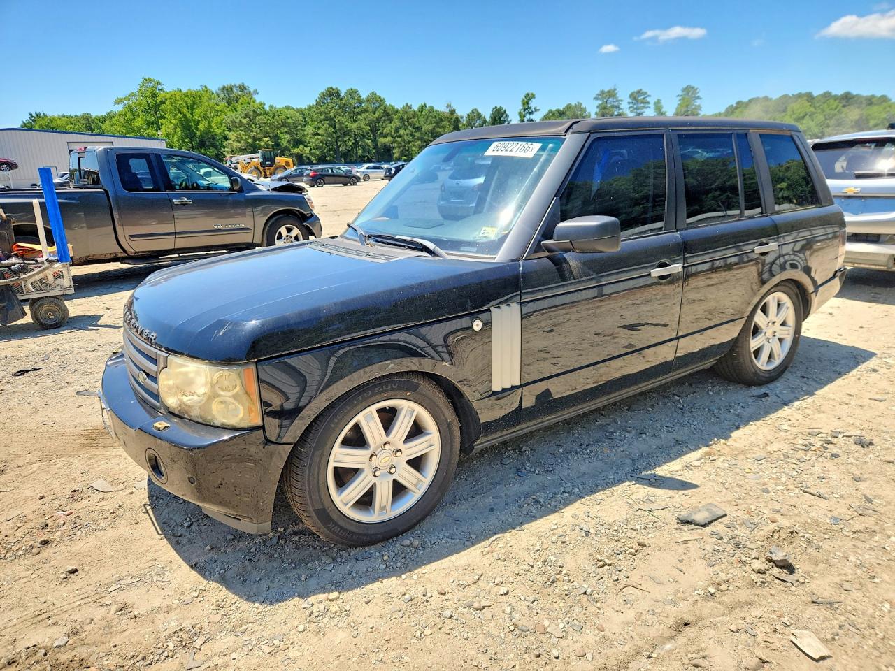 2006 Land Rover Range Rover Hse Черный vin: SALME15466A216287